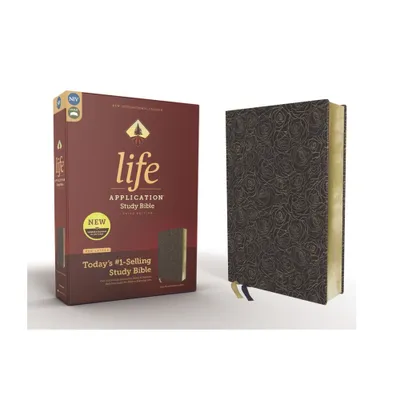 Niv, Life Application Study Bible, Third Edition, Bonded Leather, Navy, Red Letter Edition - (NIV Life Application Study Bible, Third Edition)