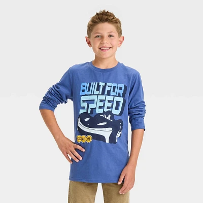 Boys Sonic Long Sleeve Graphic T-Shirt