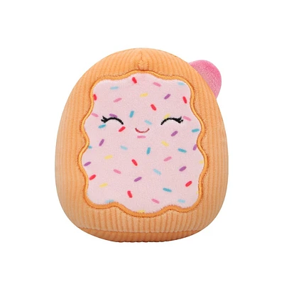 Squishmallows 3.5 Fresa The Toaster Pastry Squeaky Plush Dog Toy