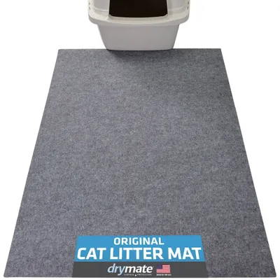 Drymate 29 X 36 Litter Mat for Cats - Savannah Light Gray