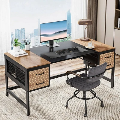 LITTLE TREE 63 Computer Desk Black/Wood