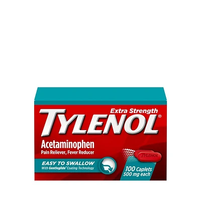 Tylenol Extra Strength Acetaminophen - Easy to Swallow Pain Reliever Caplets