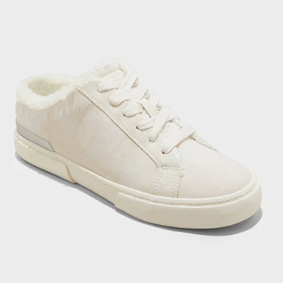 Womens Penny Shearling Mule Sneakers