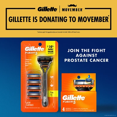 Gillette Fusion5 Value Pack Razor - Handle + 5 Blade Refills