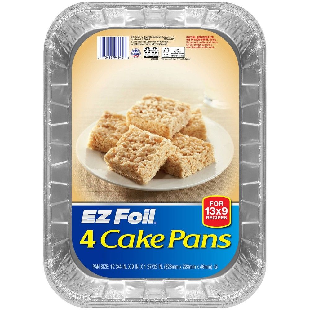 Ez Foil Cake Pan Lid - 2ct : Target