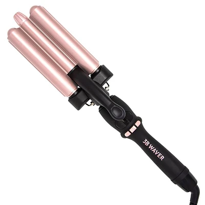 BEACHWAVER Co. 3B Waver Curling Wand - Midnight Rose