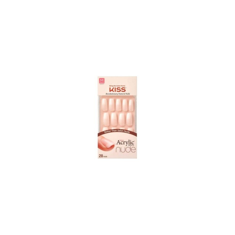 KISS Salon Acrylic Nude French Manicure - Leilani - 28ct | The Market Place