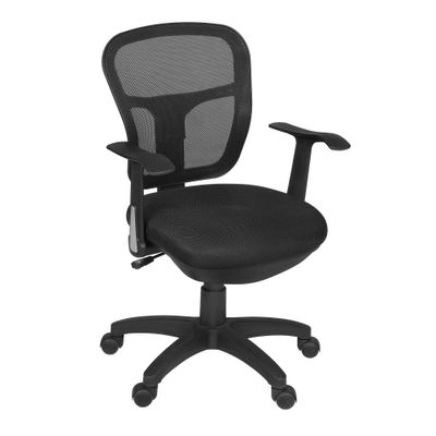 Griffin Swivel Chair Black - Niche: Ergonomic, Rolling, Adjustable Lumbar Support