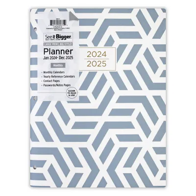 PlanAhead 2024-25 2yr Monthly Planner 11x8.5 See it Bigger