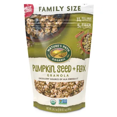 Natures Path Pumpkin Seed + Flax Granola  24.7oz