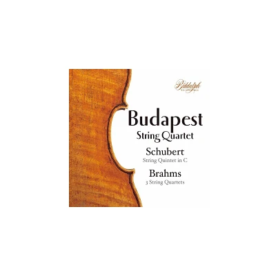 Budapest Quartet - Brahms Complete String Quartets 1-3 & Schubert String Quintet D956 (CD)