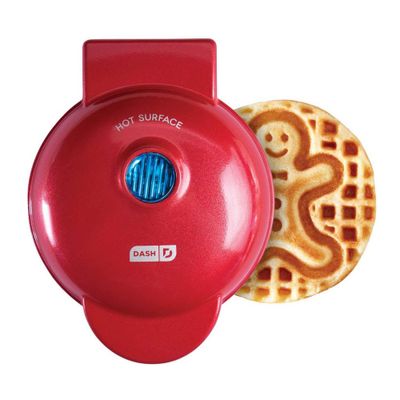 Dash Gingerbread Mini Waffle Maker