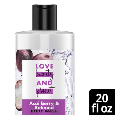 Love Beauty and Planet Acai Berry & Retinoid Smooth & Renew Body Wash - 20 fl oz