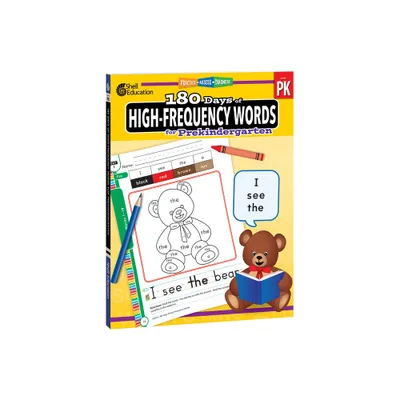 180 Days(tm) High-Frequency Words for Prekindergarten - (180 Days of Practice) by Darcy Mellinger (Paperback)