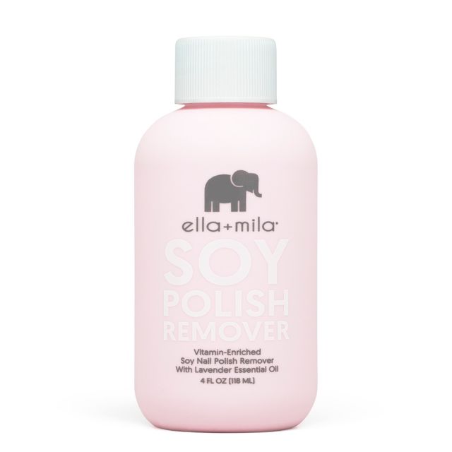 ella+mila Soy Nail Polish Remover - Lavender - 4 fl oz