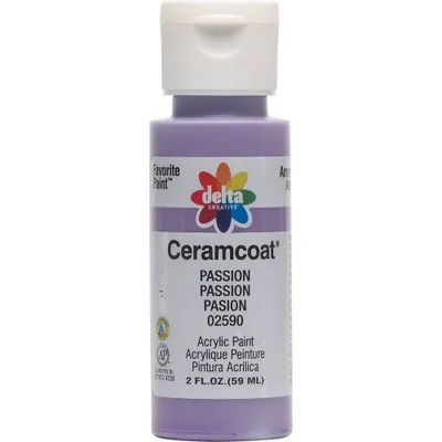 2 fl oz Acrylic Craft Paint Passion Purple - Delta Ceramcoat