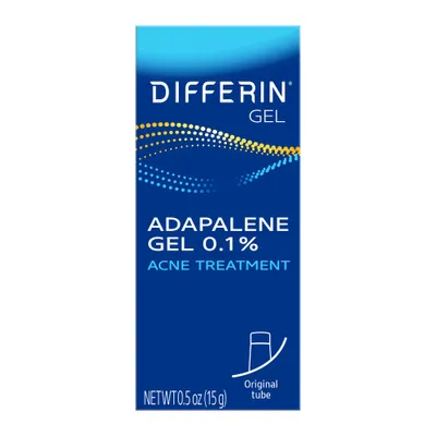 Differin Acne Retinoid Face and Body Treatment Gel Adapalene 0.1