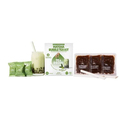 Tea Drops Instant Matcha Boba Kit - 3ct/6oz