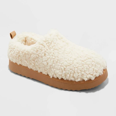 Women Mia Faux Shearling Clog Slipper