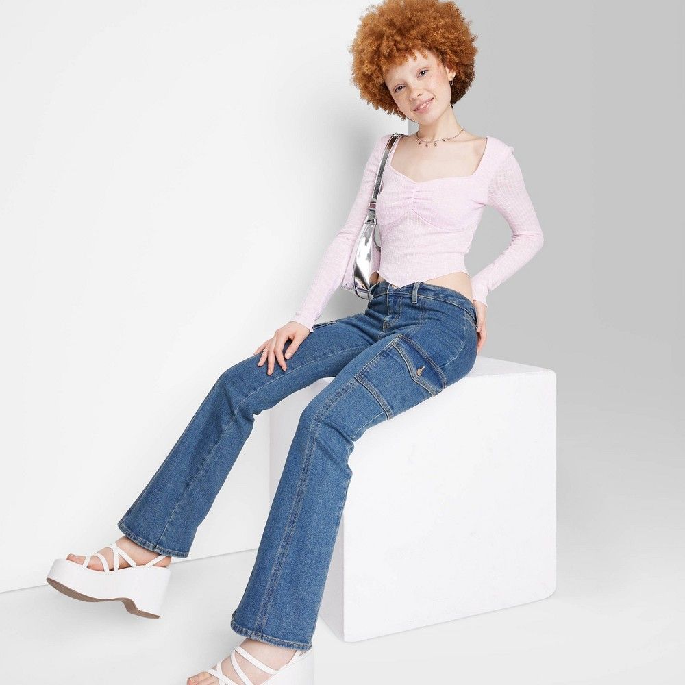 Wild Fable Womens Low-Rise Flare Pants | Connecticut Post Mall
