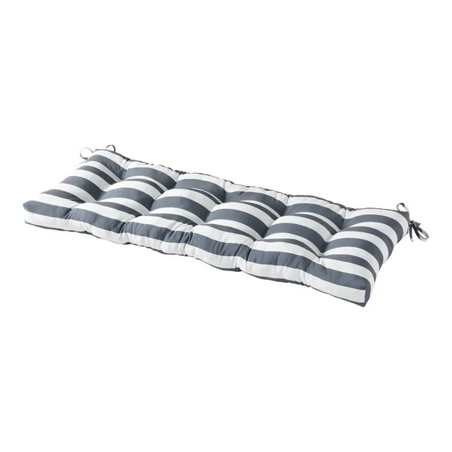 Kensington Garden 2pc 21x21 Striped Outdoor Seat and Back Cushion Set  Sunset