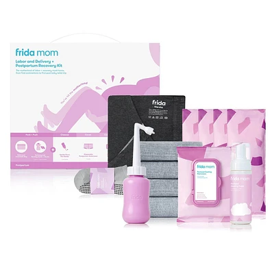 Frida Mom Labor and Delivery + Postpartum Recovery Kit - Postpartum Must-Haves + Babyshower Gift for Mom