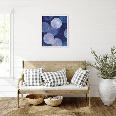 Amanti Art 23x28 Amethyst Moons II by Grace Popp Framed Canvas Wall Art Print