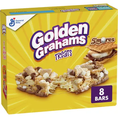 Golden Grahams Smores Chocolate Marshmallow Bars - 8ct