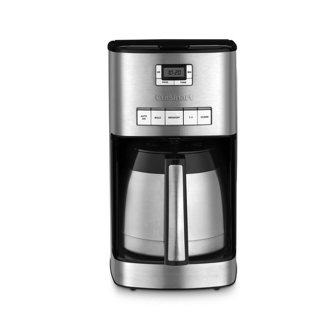 Cuisinart 12-Cup Programmable Coffeemaker - Stainless Steel - DCC-3850TG: Thermal Carafe, LCD Display, Auto Shut-Off