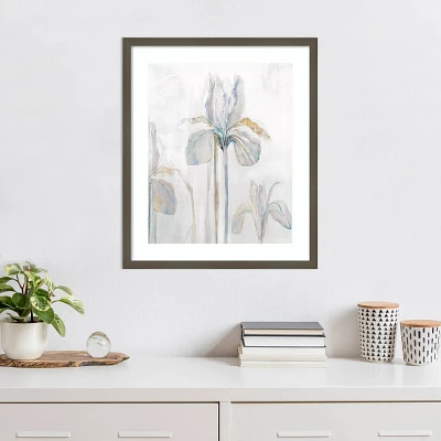 Amanti Art Ella Iris by Maya Woods Wood Framed Wall Art Print