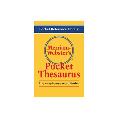 Merriam-Websters Pocket Thesaurus - (Pocket Reference Library) (Paperback)