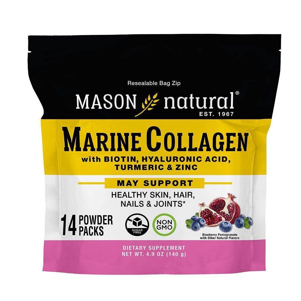 Mason Natural Marine Collagen Powder Stick Packs - 14ct