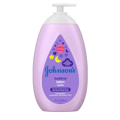 Johnsons Moisturizing Bedtime Baby Body Lotion with Coconut Oil & Natural Calm Aromas - 27.1oz