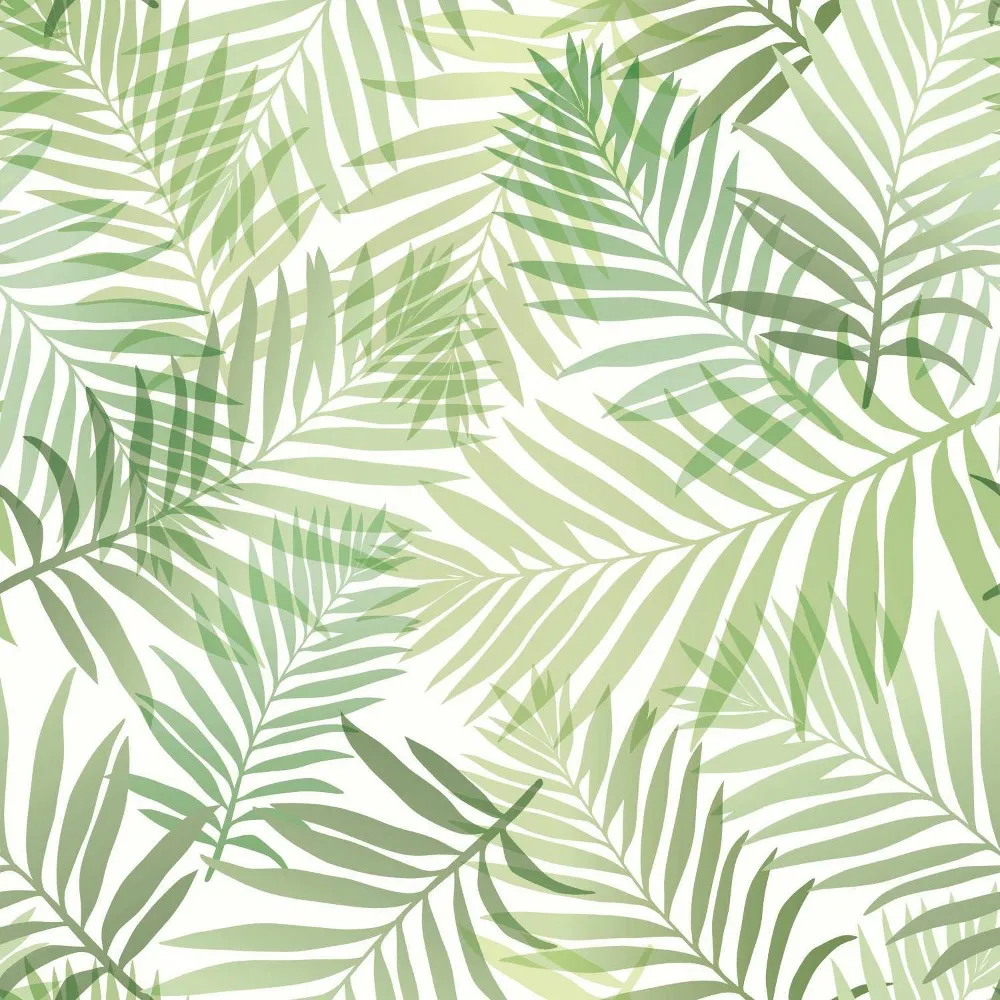 RoomMates Tropical Vibe Peel and Stick Wallpaper Green