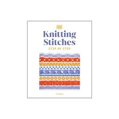 Knitting Stitches Step-By-Step - by Jo Shaw (Paperback)