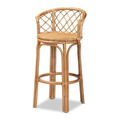 Orchard Rattan Barstool Natural/Brown - bali & pari