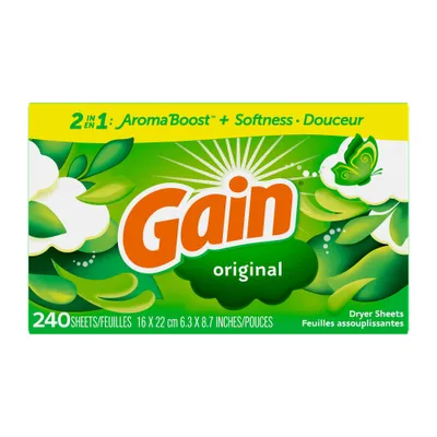 Gain Original Fabric Softener Dryer Sheets