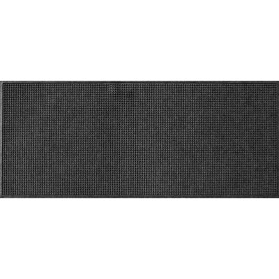 Bungalow Flooring 2x5 WaterHog Runner Squares Indoor/Outdoor Doormat Charcoal: Large Pet-Friendly, Weather-Resistant Mat