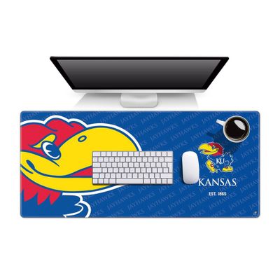 NCAA Kansas Jayhawks Logo Series Desk Pad