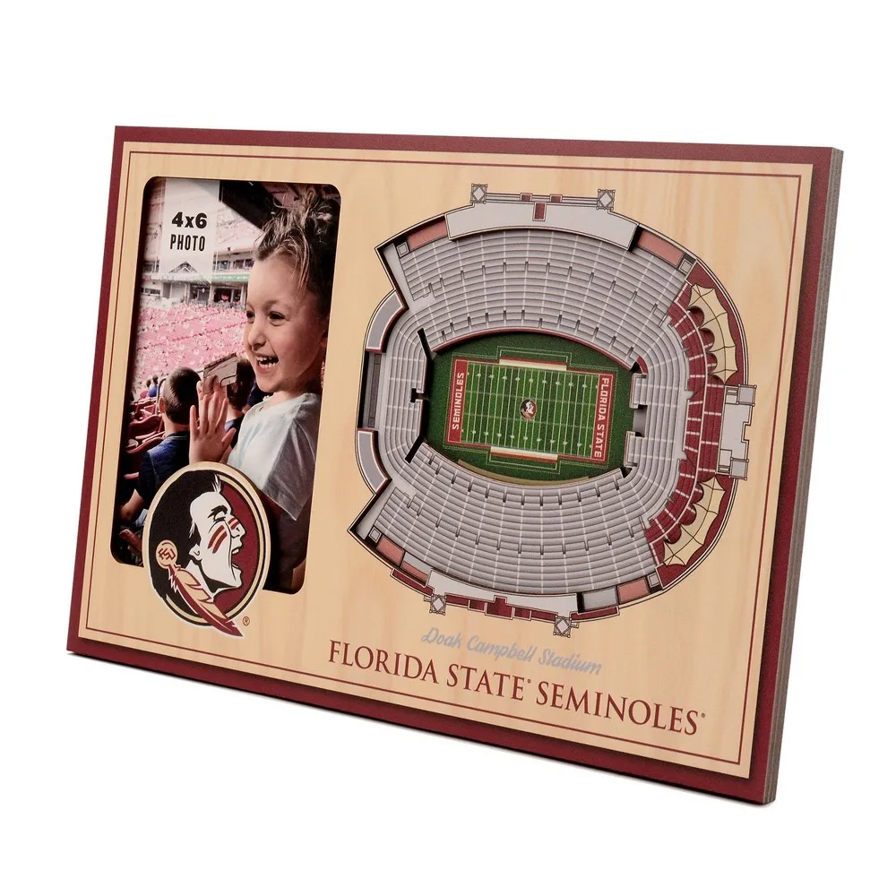 4 x 6 NCAA Florida State Seminoles 3D StadiumViews Picture Frame