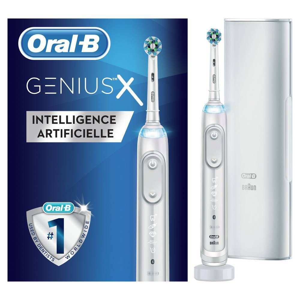 Berouw lied commentaar Oral-B Genius X 10000 Rechargeable Electric Toothbrush - White |  Connecticut Post Mall