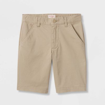 Boy Flat Front Uniform Chino Short