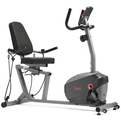 Sunny Health & Fitness Performance Interactive Series Recumbent Exercise Bike