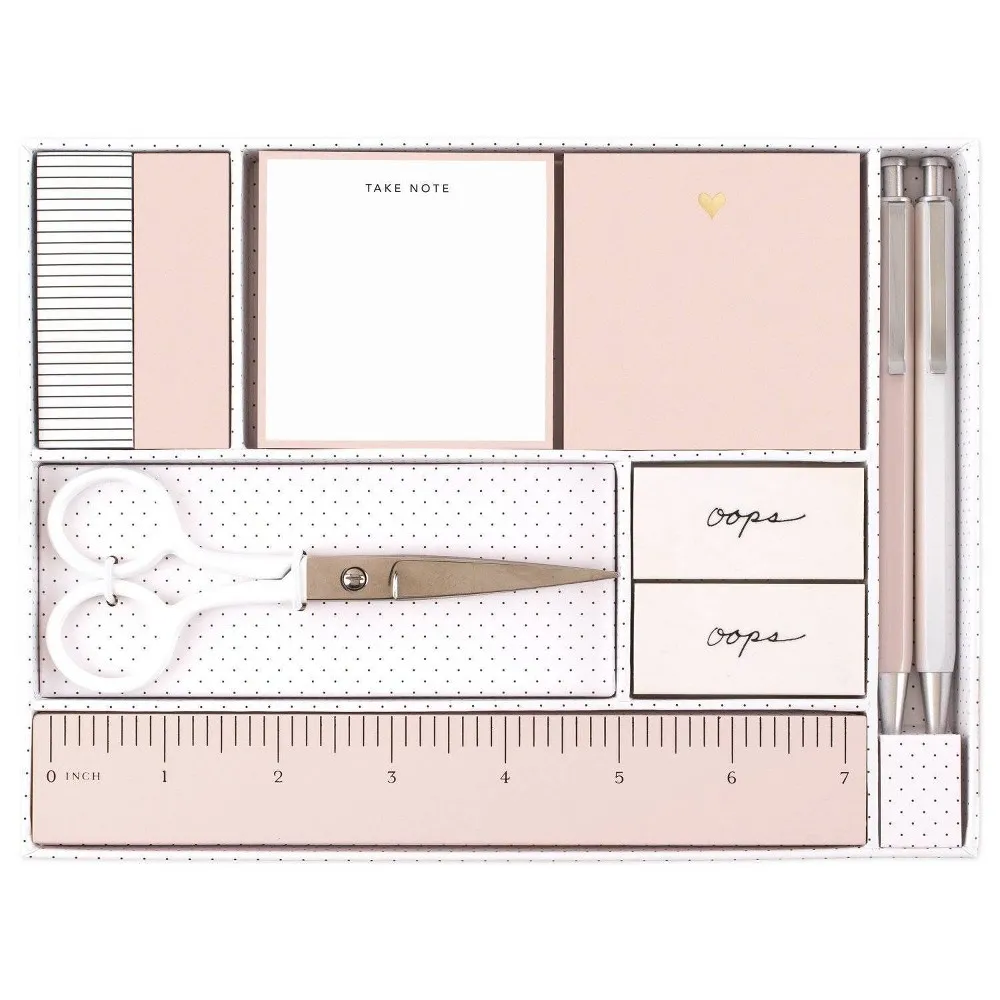 Sugar Paper Essentials 2024 Planner 11x9.5 Weekly/Monthly Frosted Pink