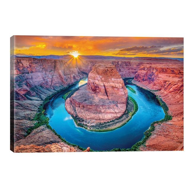 Magic Horseshoe Bend by Marco Carmassi Canvas Art - iCanvas: Gallery Wrap