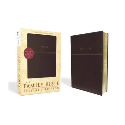 Family Bible-NIV-Keepsake - by Zondervan (Leather Bound)