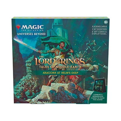 Magic: The Gathering The Lord of the Rings: Tales of Middle-earth Scene Box - Aragorn at Helms Deep