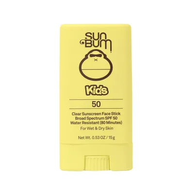 Sun Bum Kids Clear Sunscreen Face Stick - SPF 50 - 0.53oz