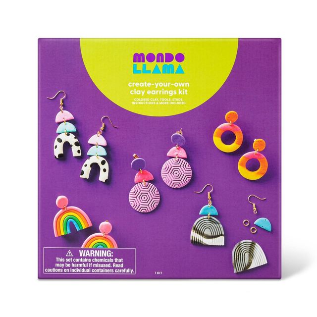Kit DIY Mondo Llama - Miroir Tissé Et Support - Non Toxique - Enfant 7+ - NEUF