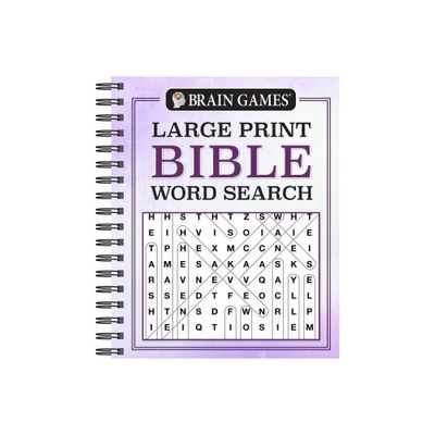 Brain Games - Large Print Bible Word Search - (Brain Games - Bible) by Publications International Ltd & Brain Games (Spiral Bound)